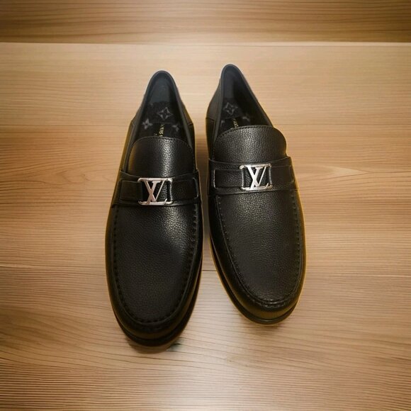 Louis Vuitton Men's Major Loafer - Black Leather - UK Size 6 - New no box - Picture 1 of 1